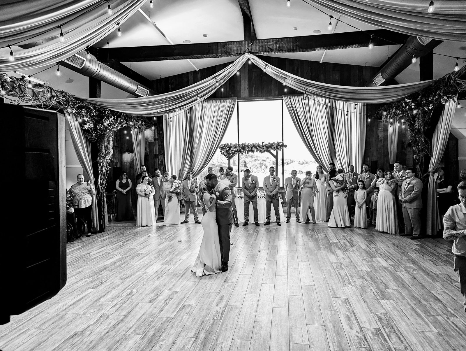 First dance at a wedding reception